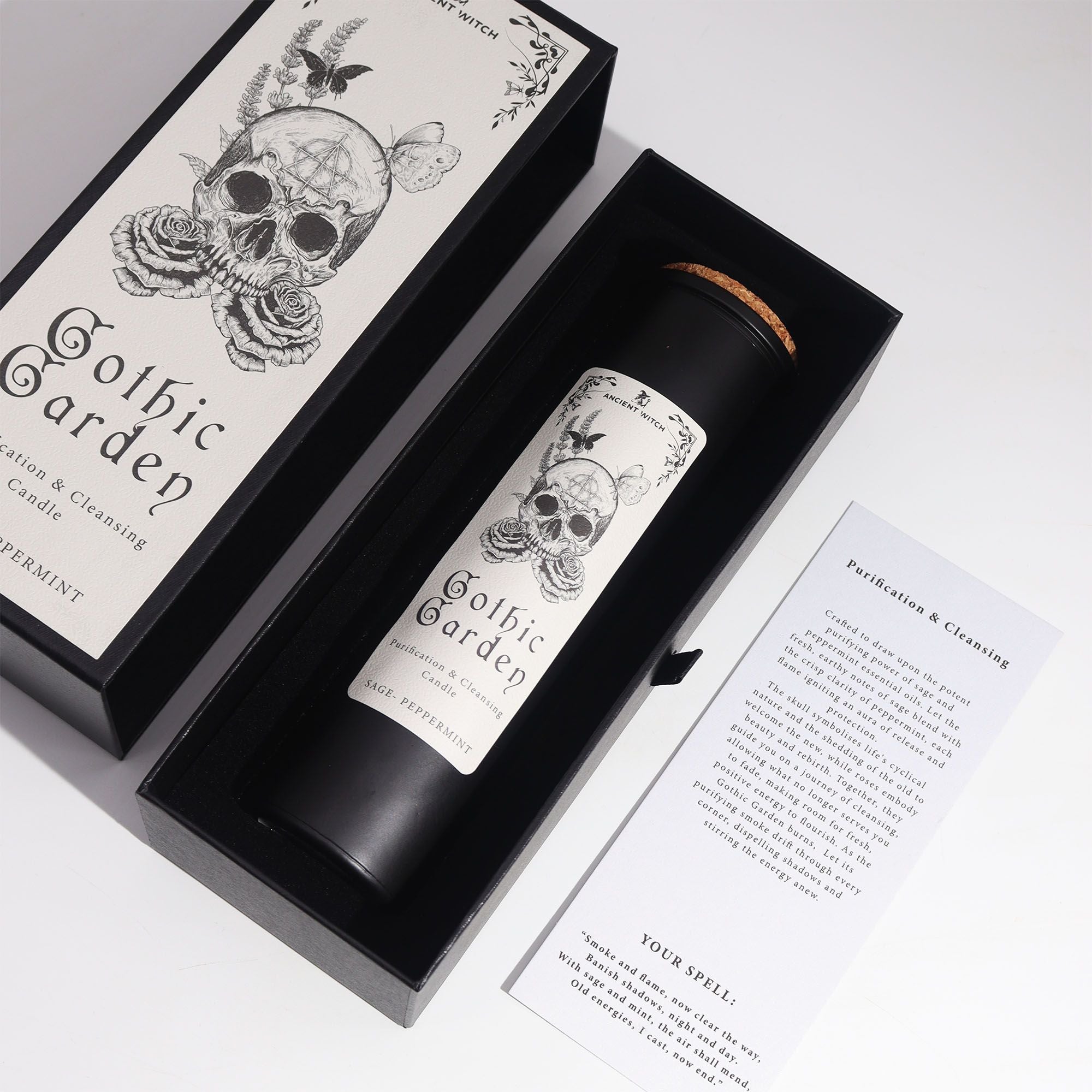 Ancient Witch Ritual Candles - Gothic Garden